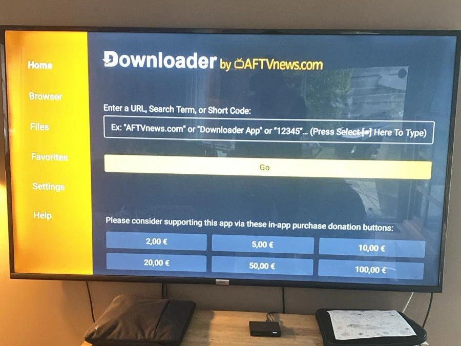   Downloader application  